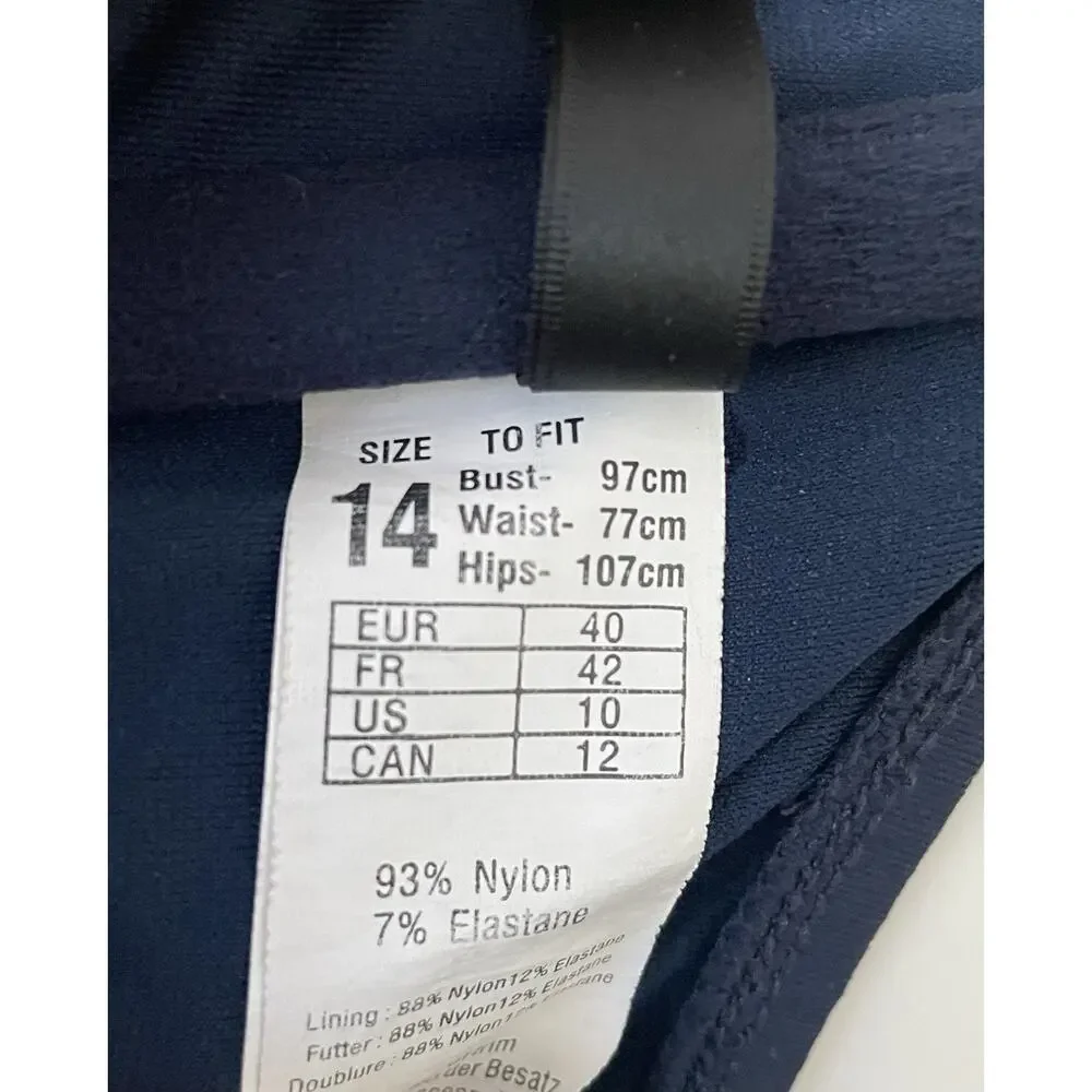 Seafolly Swim Halter Bandeau Bikini Top Beach Summer Minimalist Resort